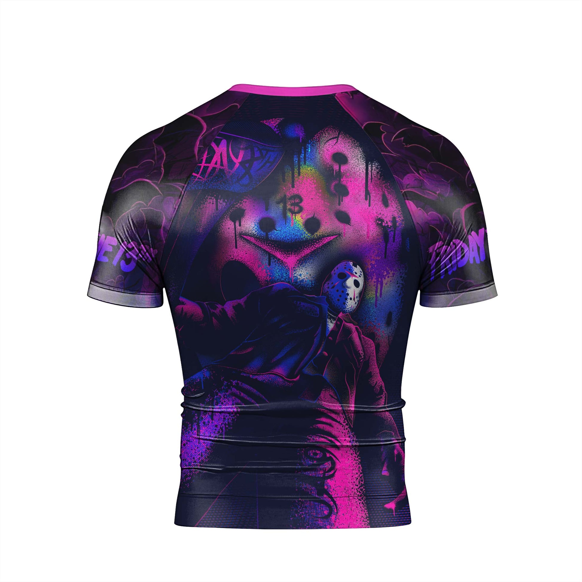 Neon Butcher Jason Voorhees Rash Guard