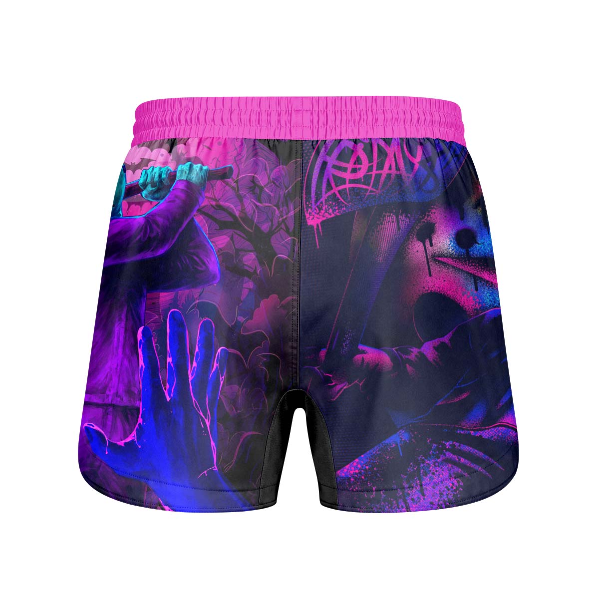 Neon Butcher Jason Voorhees Grappling Shorts
