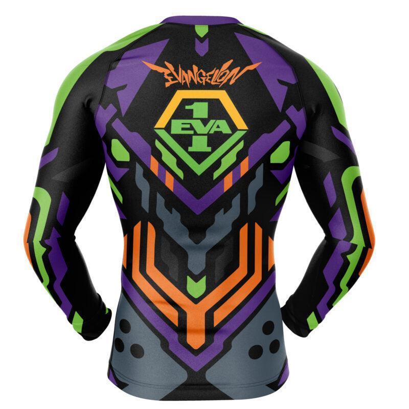 Neon Genesis Evangelion Unit 01 Rash Guard | Muay Thai Rash Guard