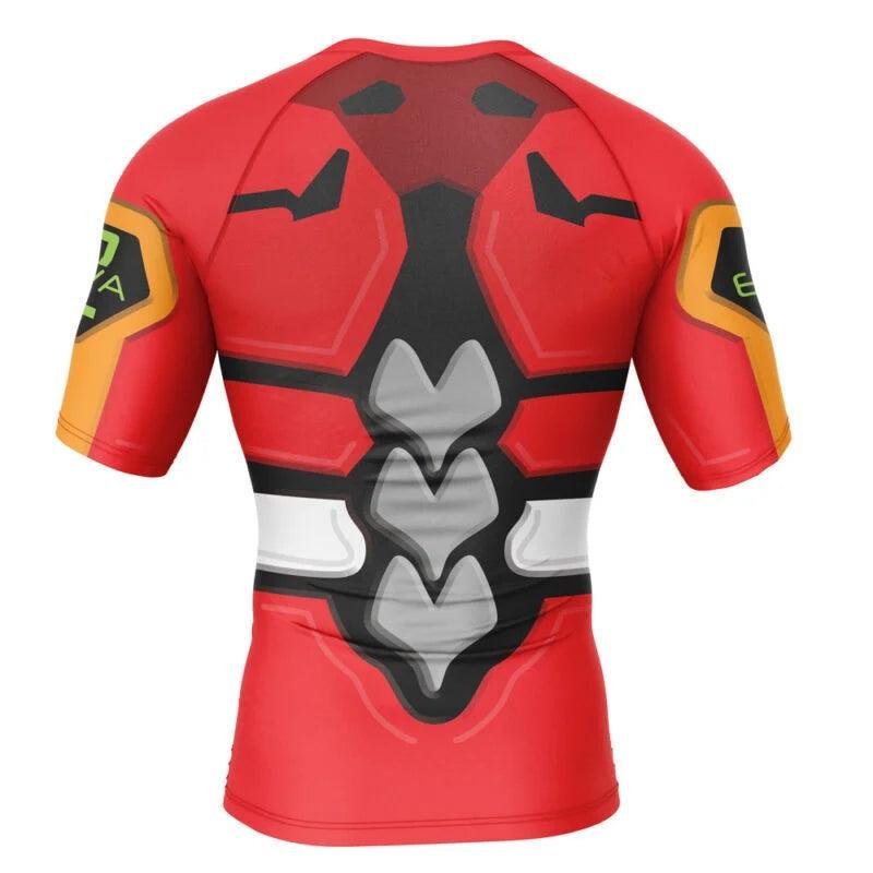 Neon Genesis Evangelion Unit 02 Rash Guard