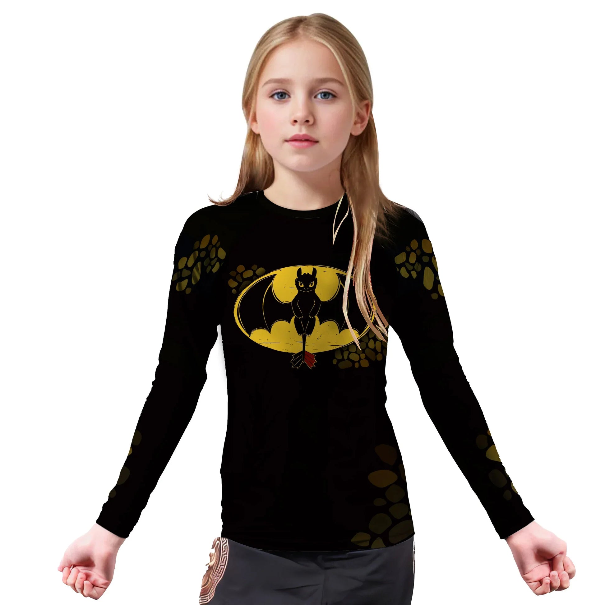 Night Fury Toothless Kids Rash Guard