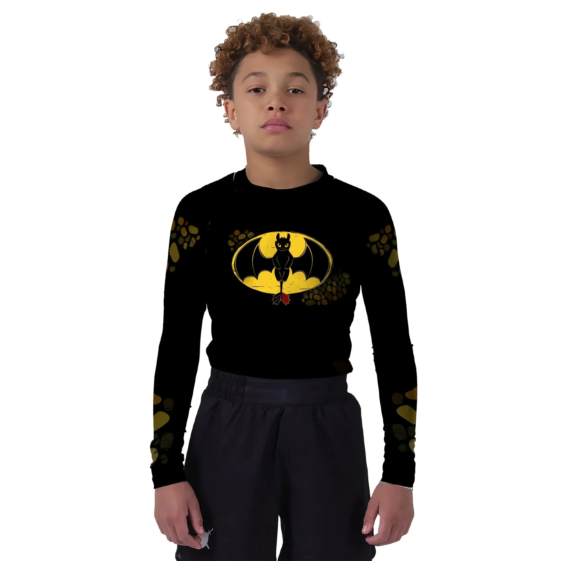 Night Fury Toothless Kids Rash Guard