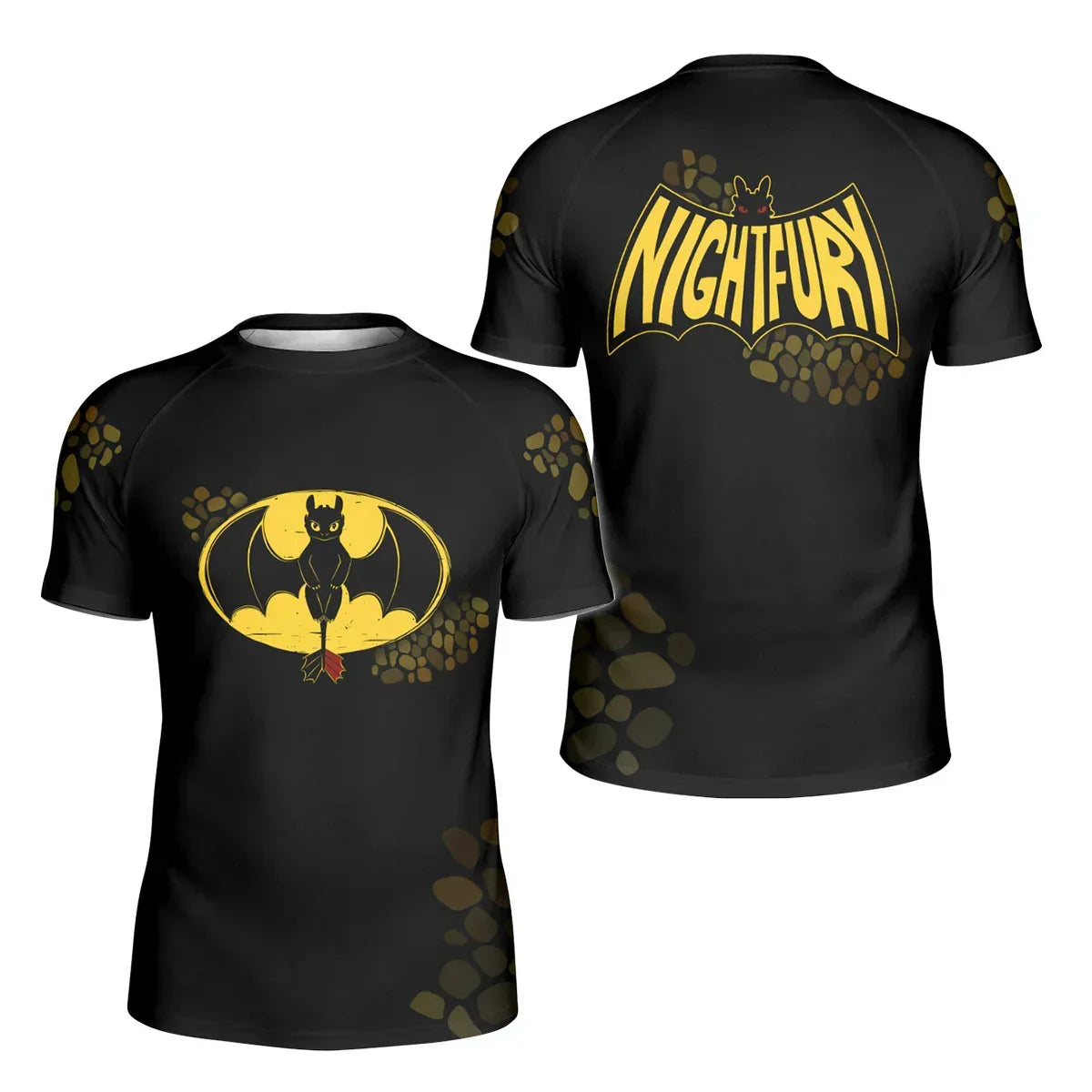 Night Fury Toothless Kids Rash Guard