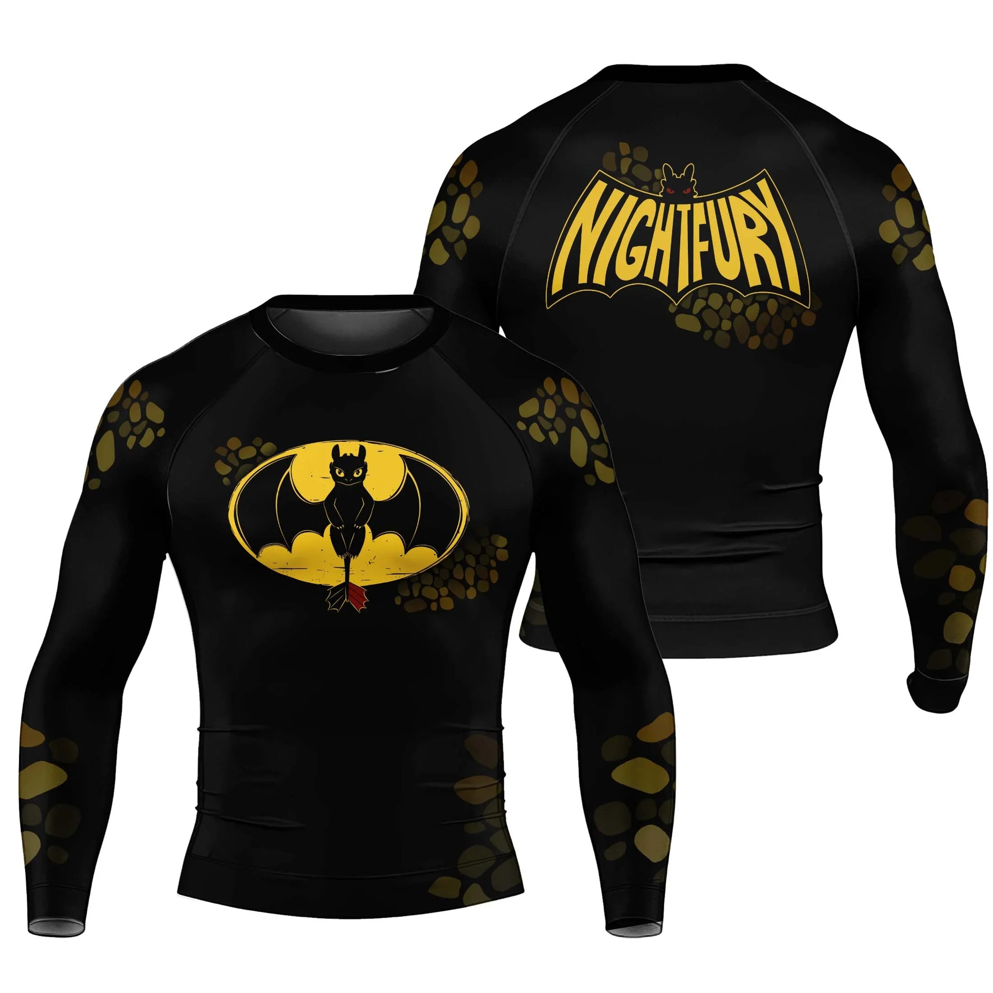 Night Fury Toothless Rash Guard