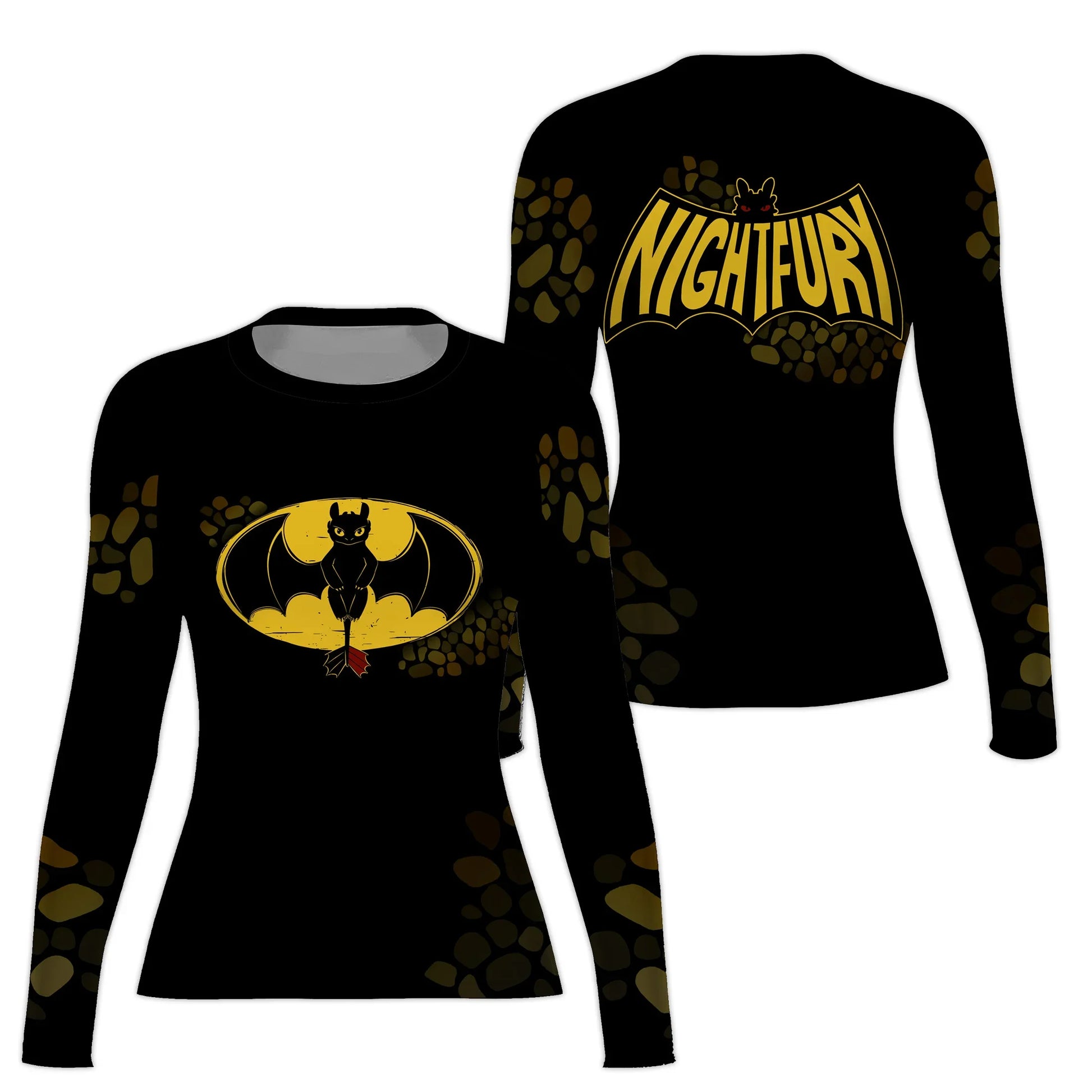 Night Fury Toothless Rash Guard