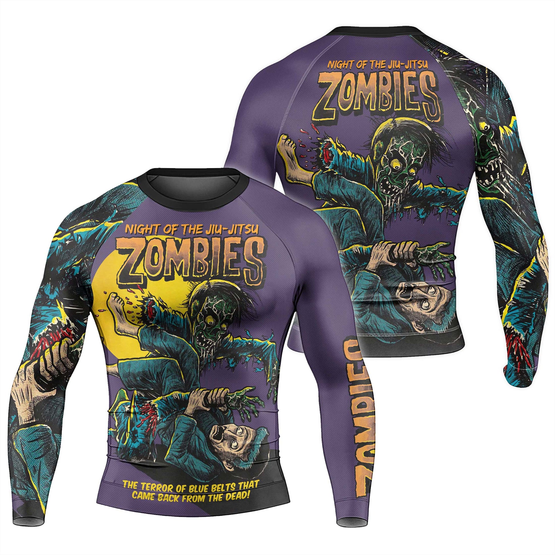 Night of The Jiu-Jitsu Zombies Rash Guard