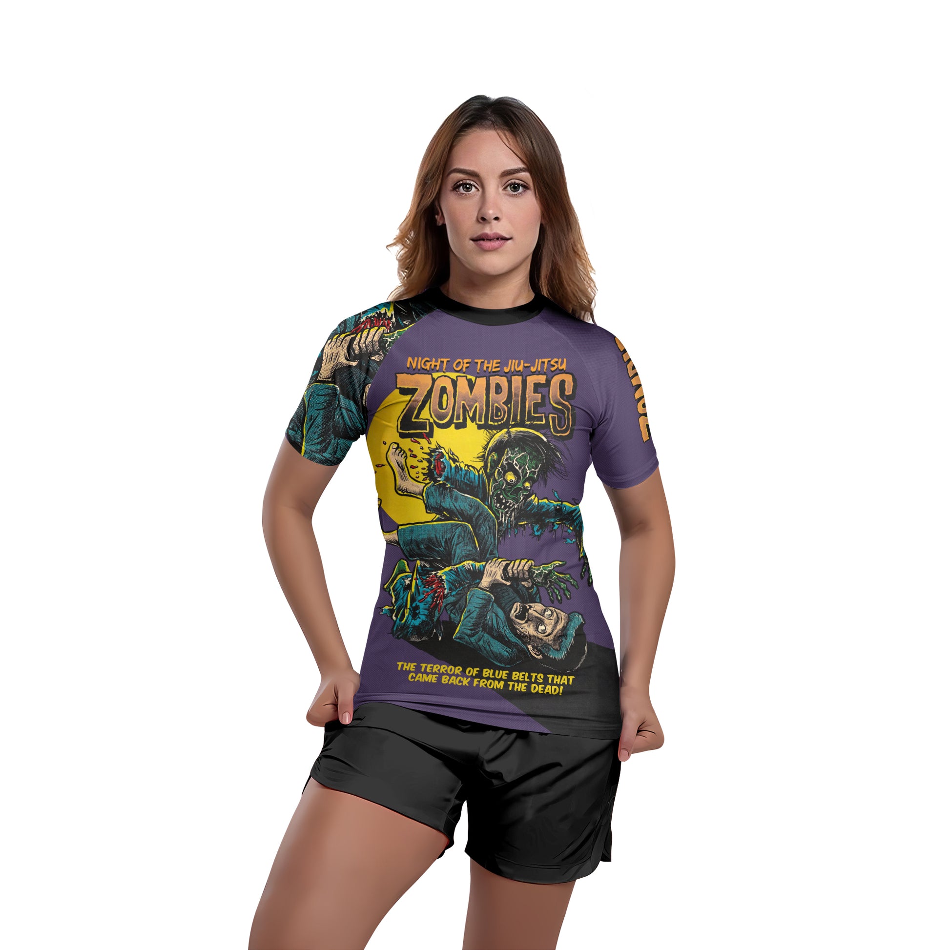 Night of The Jiu-Jitsu Zombies Rash Guard
