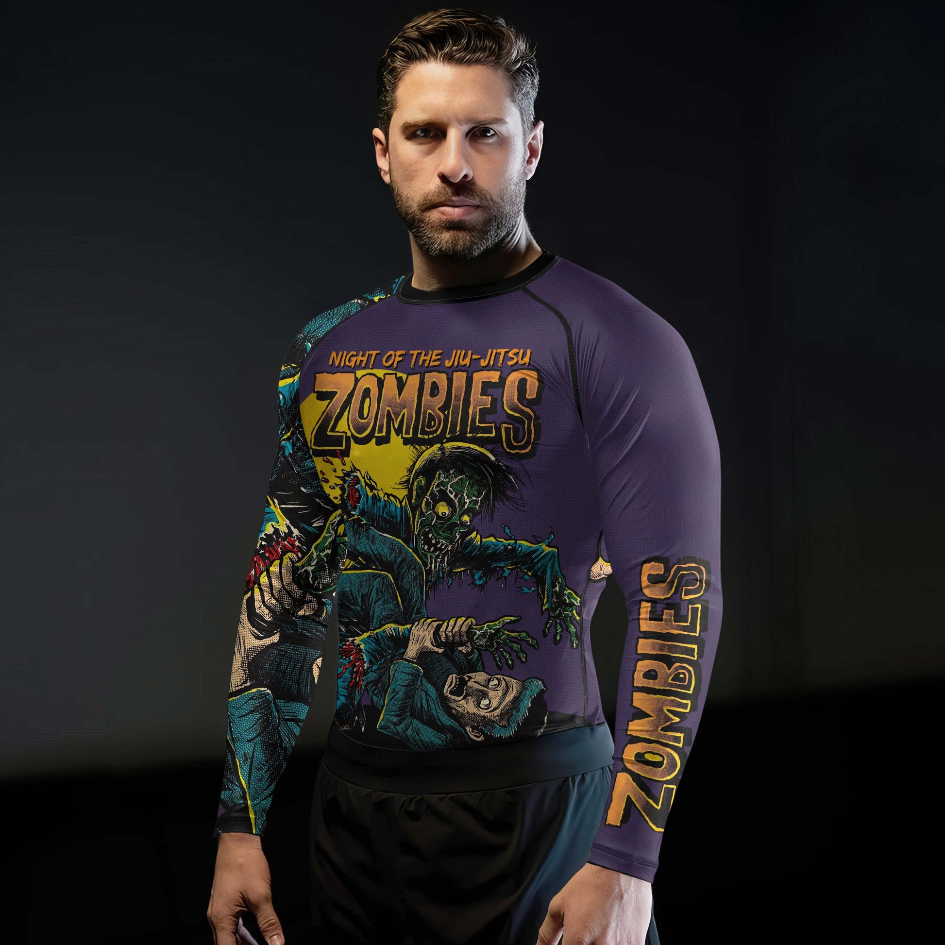 Night of The Jiu-Jitsu Zombies Rash Guard