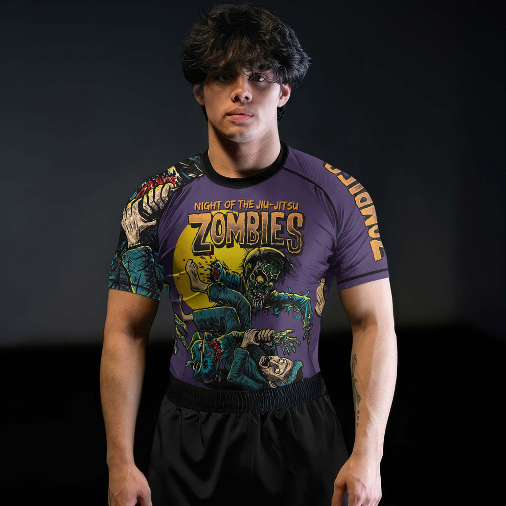 Night of The Jiu-Jitsu Zombies Rash Guard | Zombies Rash Guard
