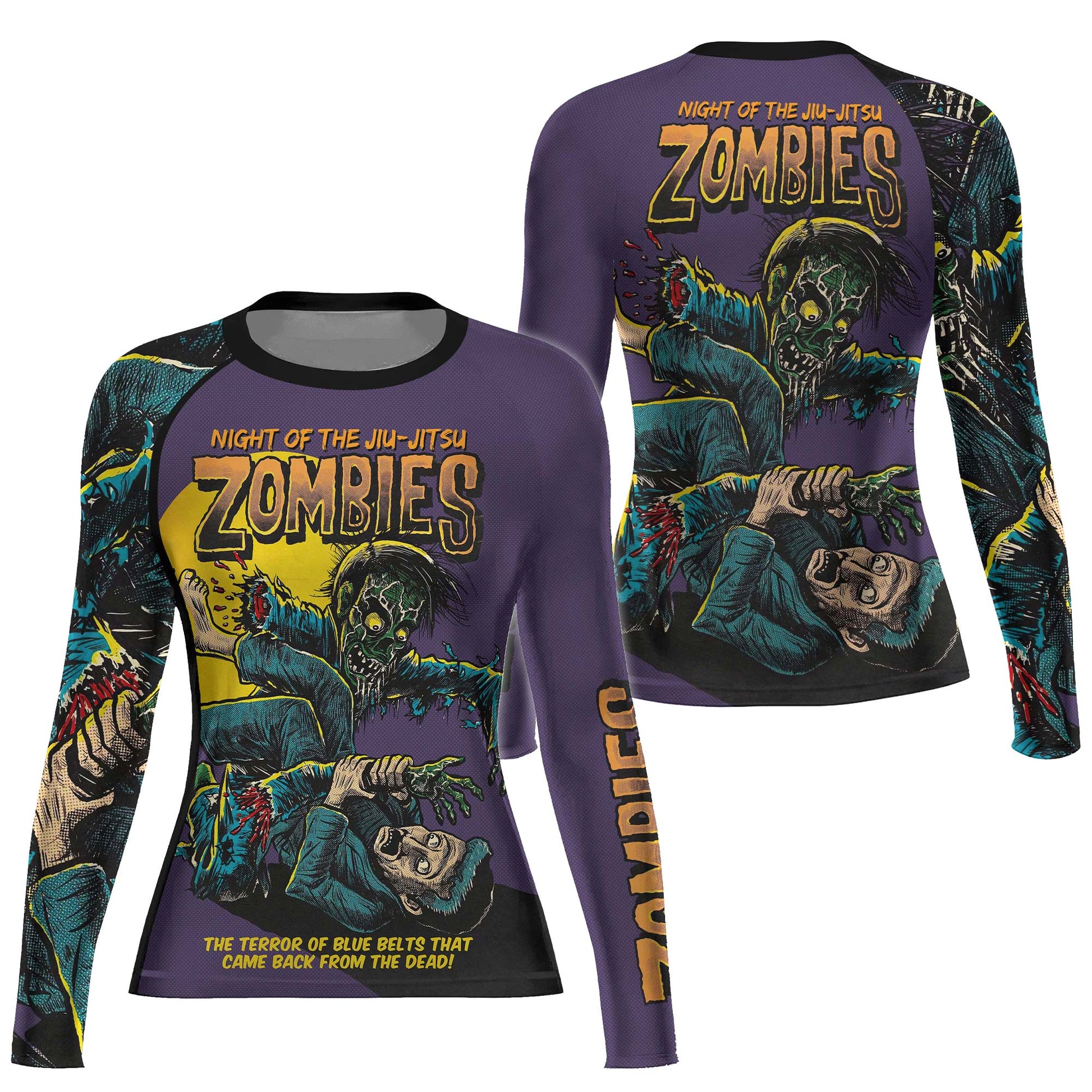 Night of The Jiu-Jitsu Zombies Rash Guard