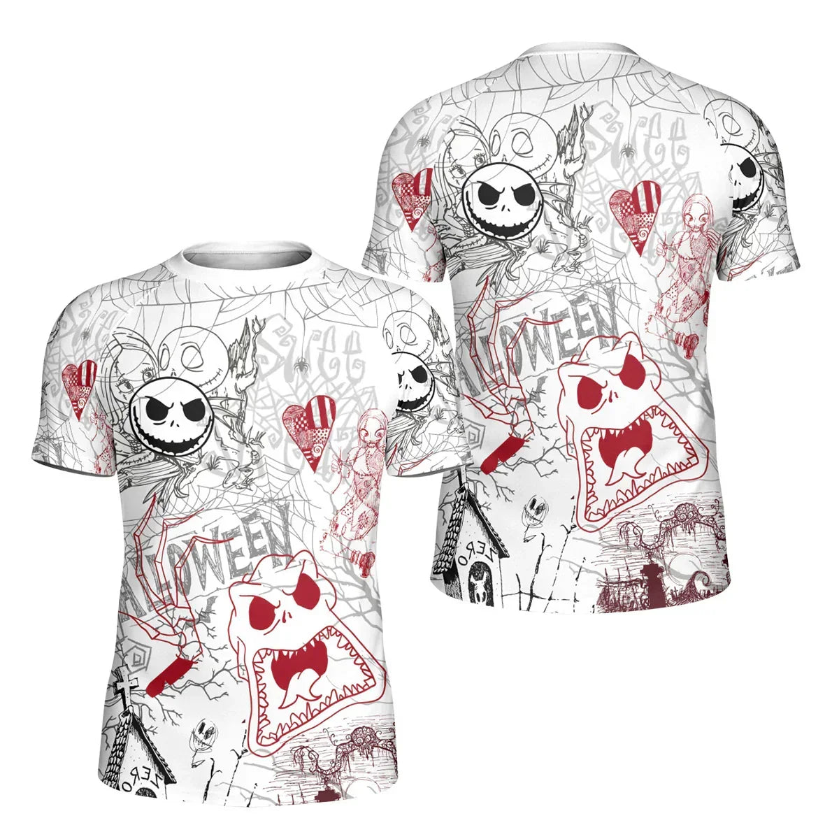 Nightmare Christmas Kids Rash Guard