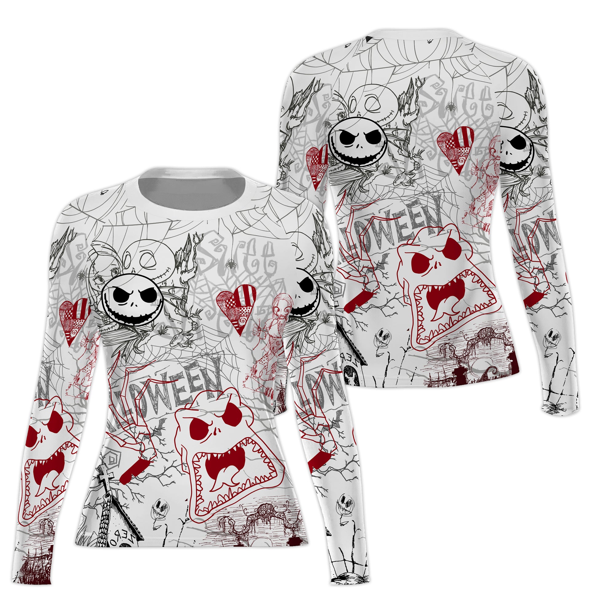 Nightmare Christmas Rash Guard