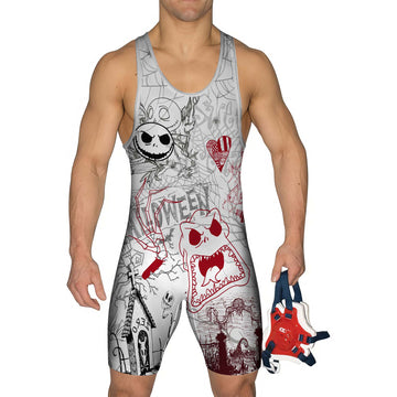 Nightmare Christmas Wrestling Singlet
