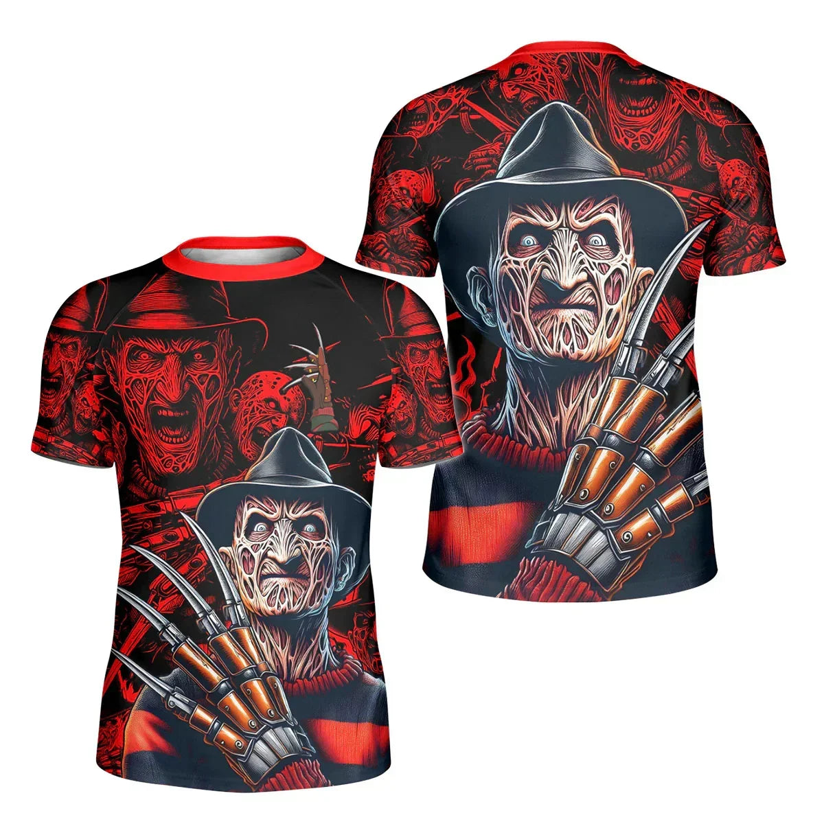 Nightmare Freddy Kids Rash Guard
