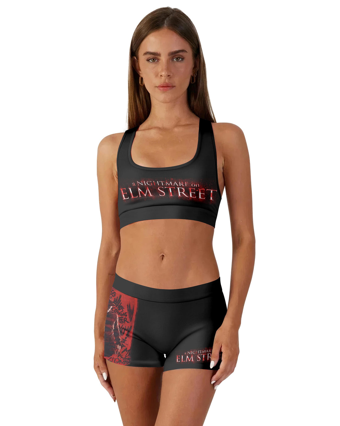 Nightmare Freddy Krueger Women's Workout Set