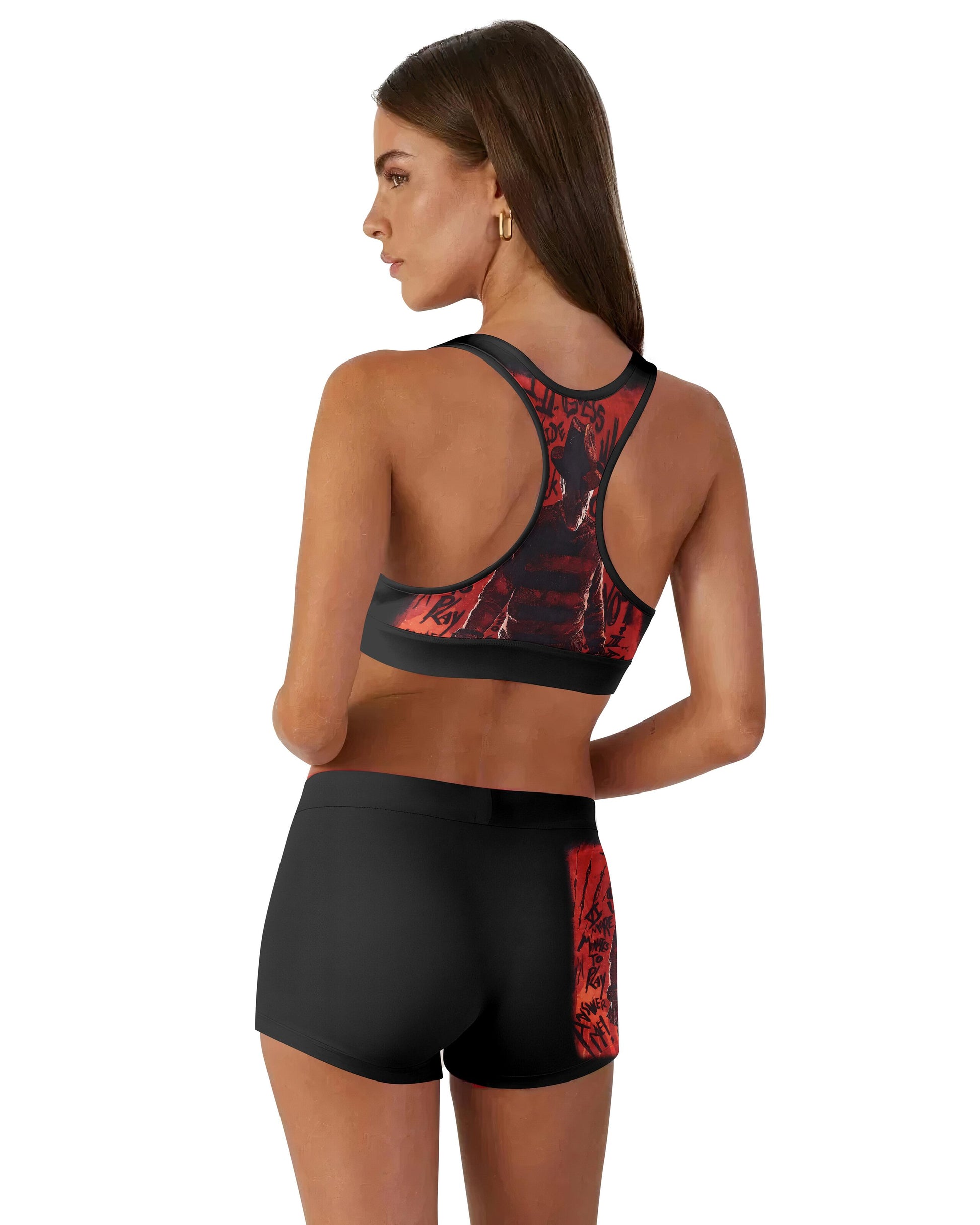 Nightmare Freddy Krueger Women's Workout Set
