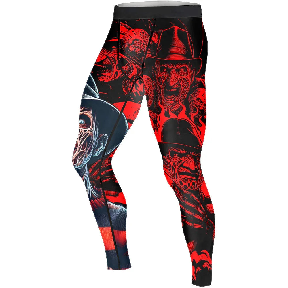 Nightmare Freddy Men's Compression Leggings