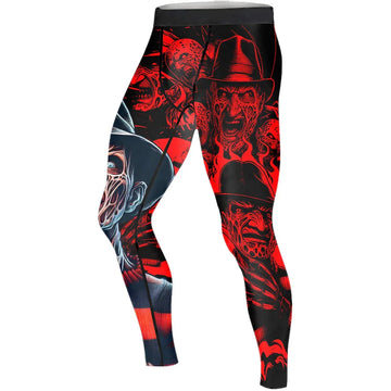 Nightmare Freddy Men's Compression Leggings