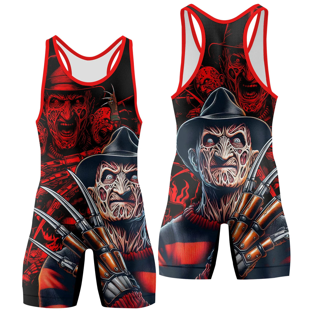 Nightmare Freddy Wrestling Singlet