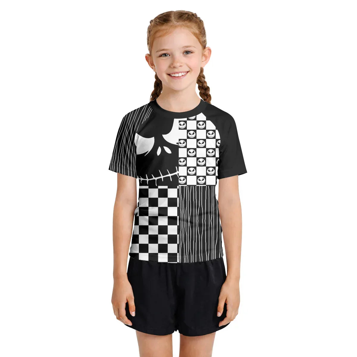 Nightmare Patchwork Kids Rash Guard