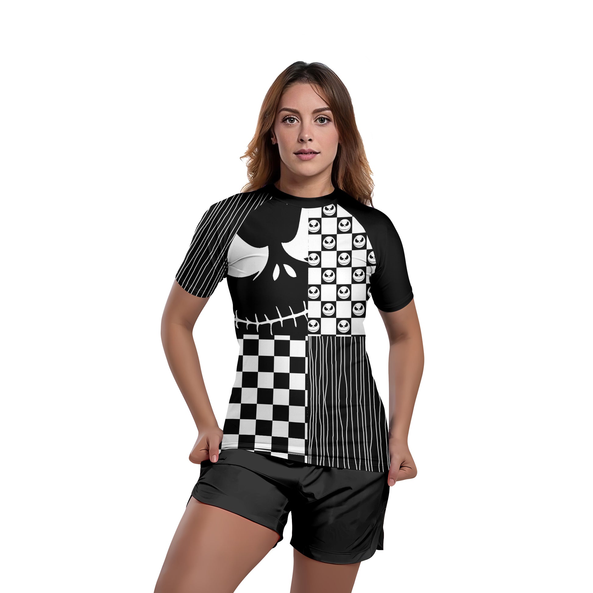 Nightmare Patchwork Rash Guard