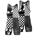 Nightmare Patchwork Wrestling Singlet