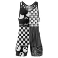Nightmare Patchwork Wrestling Singlet