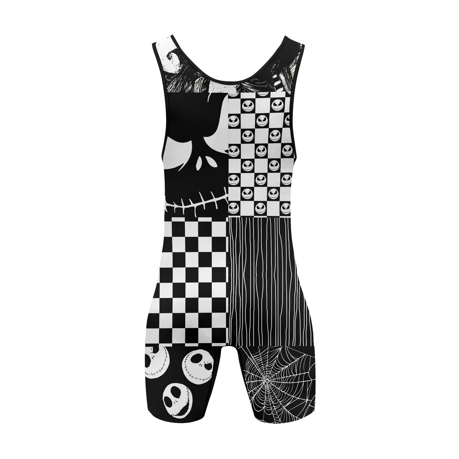 Nightmare Patchwork Wrestling Singlet