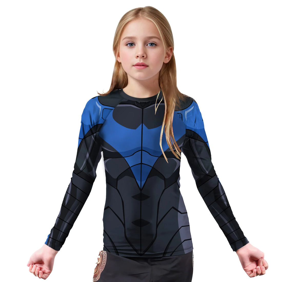 Nightwing Kids Rash Guard