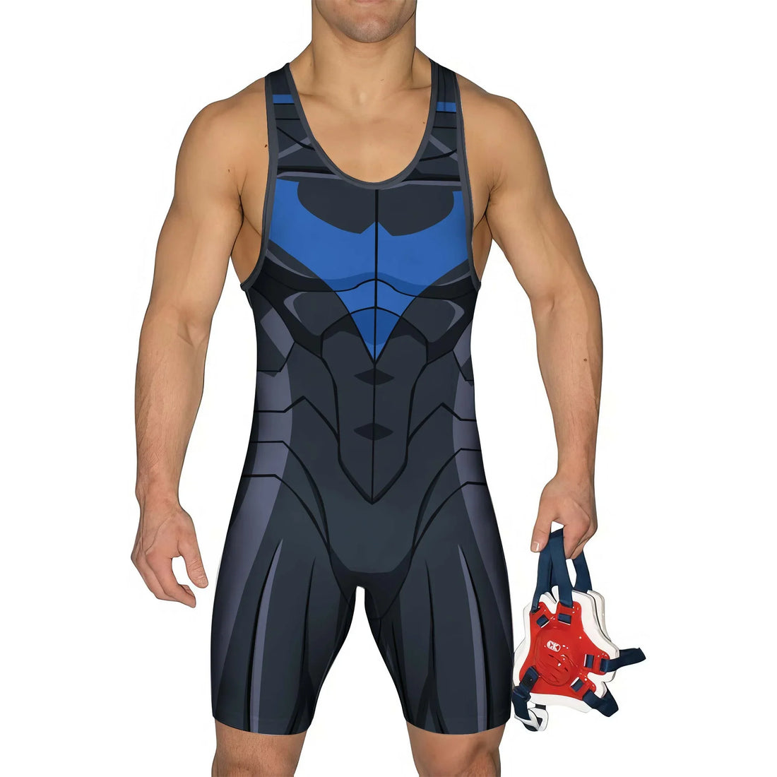 Nightwing Wrestling Singlet