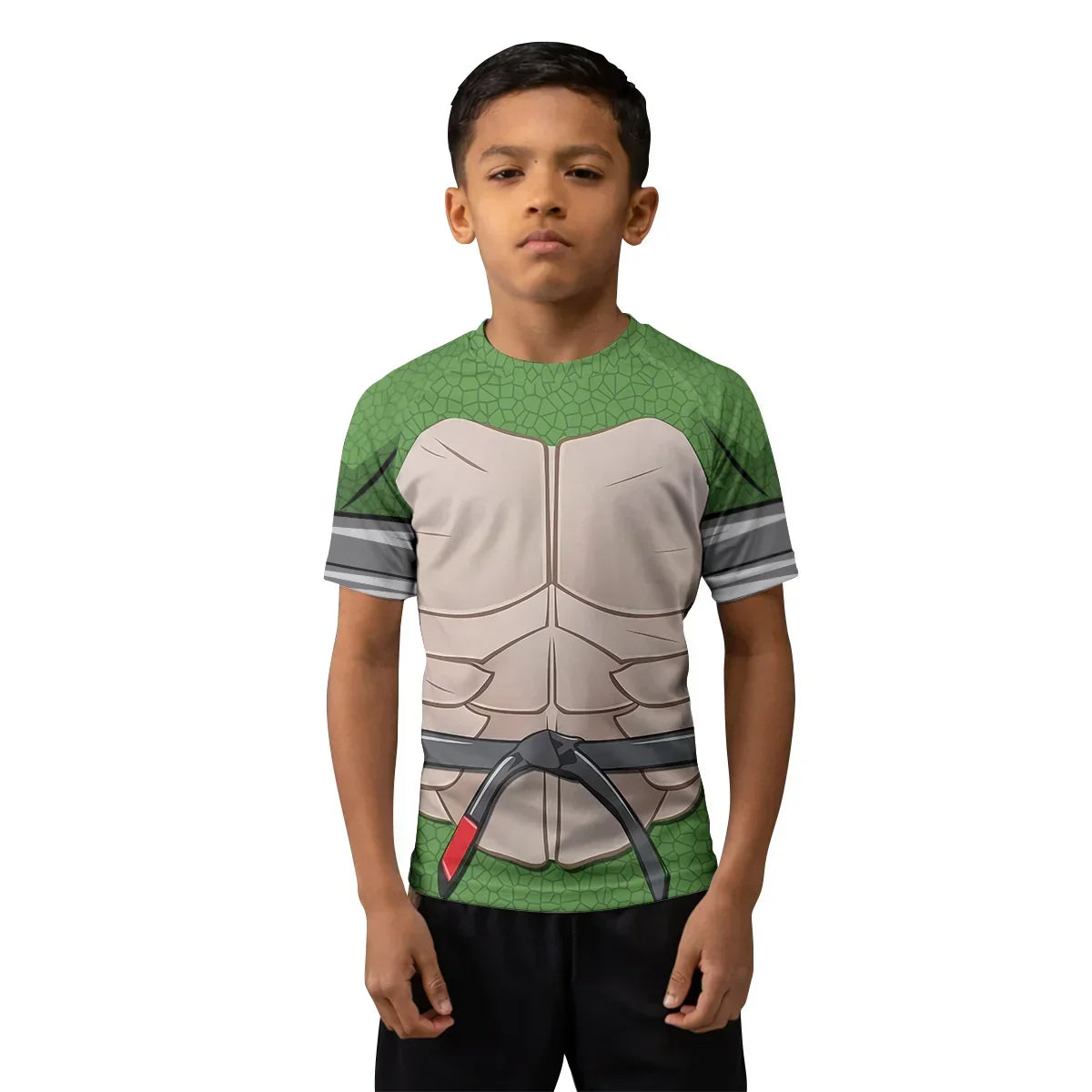 Ninja Turtle Cosplay Kids Rash Guard