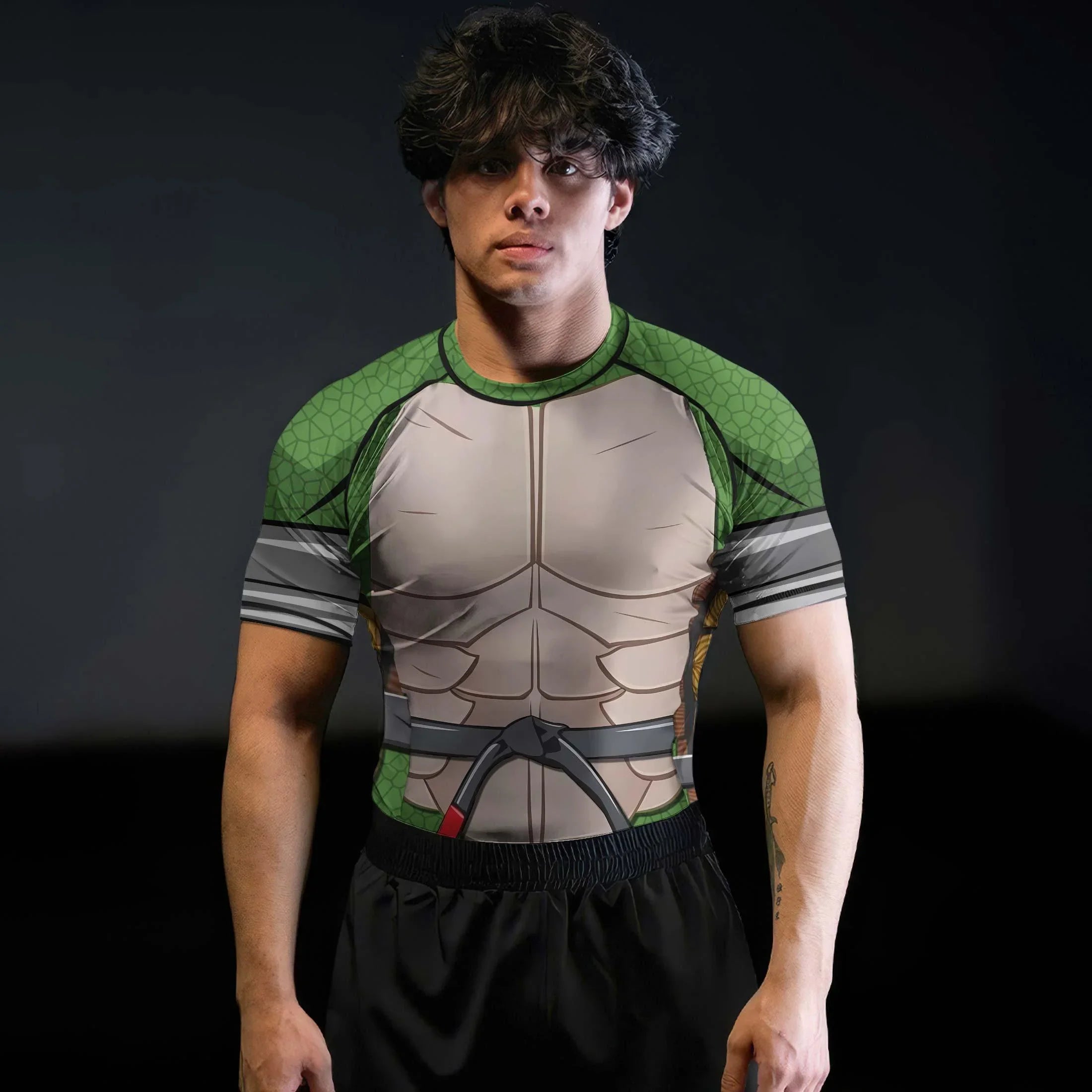 Ninja Turtle Cosplay Rash Guard - Athletic & Stylish