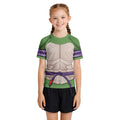 Ninja Turtle Donnie Cosplay Kids Rash Guard