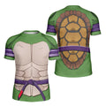 Ninja Turtle Donnie Cosplay Kids Rash Guard