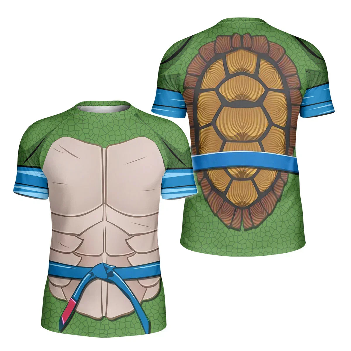 Ninja Turtle Leo Cosplay Kids Rash Guard