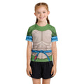 Ninja Turtle Leo Cosplay Kids Rash Guard