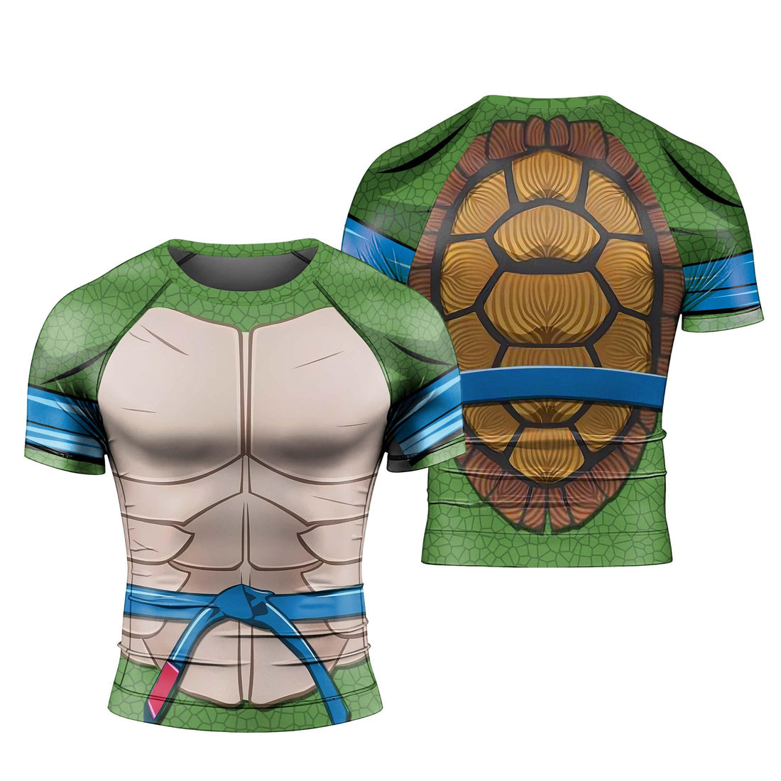 Ninja Turtle Leo Cosplay Rash Guard