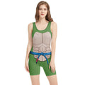 Ninja Turtle Leo Cosplay Wrestling Singlet