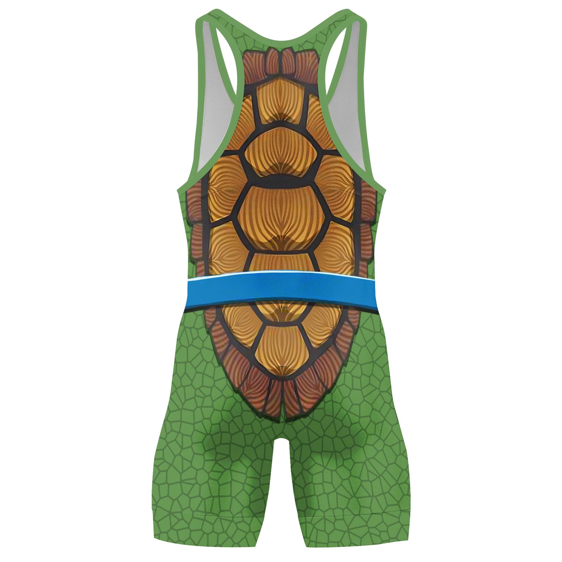 Ninja Turtle Leo Cosplay Wrestling Singlet