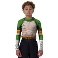 Ninja Turtle Mikey Cosplay Kids Rash Guard