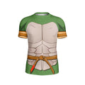 Ninja Turtle Mikey Cosplay Kids Rash Guard