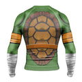 Ninja Turtle Mikey Cosplay Rash Guard