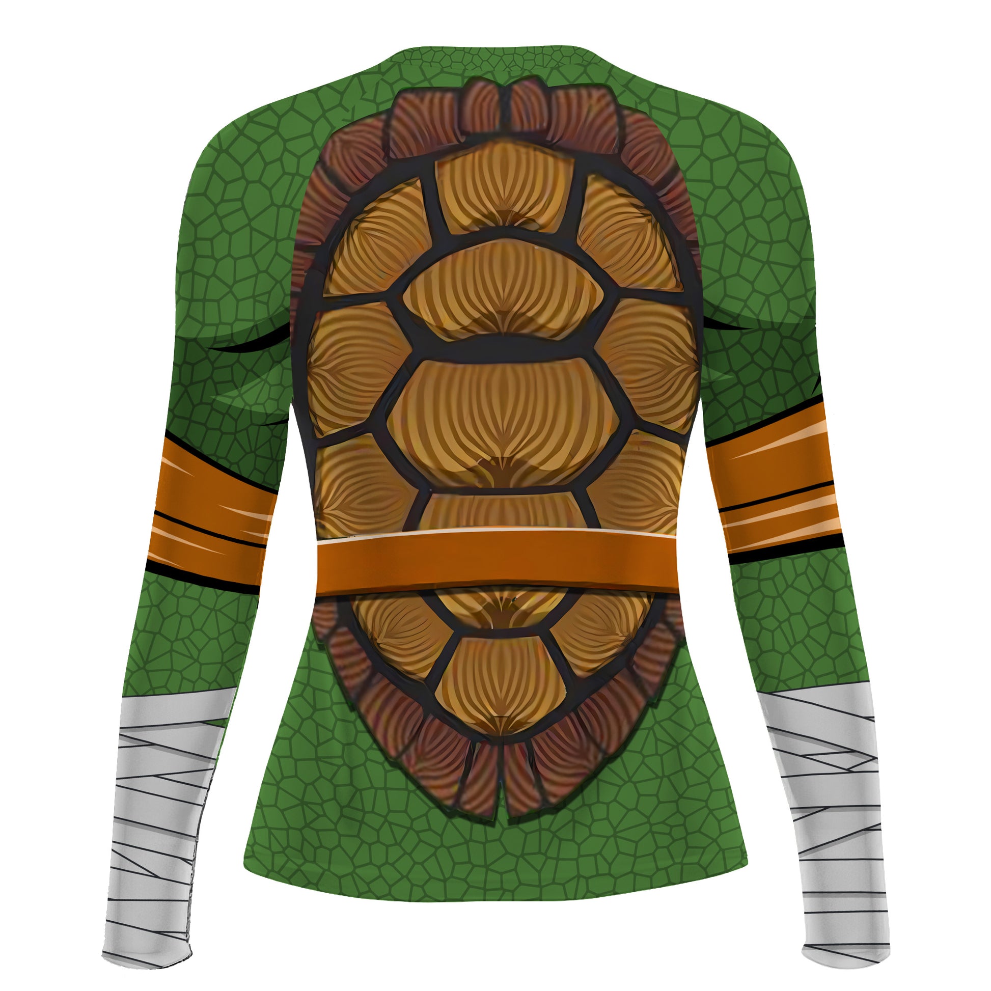 Ninja Turtle Mikey Cosplay Rash Guard