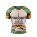 Ninja Turtle Mikey Cosplay Rash Guard