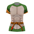 Ninja Turtle Mikey Cosplay Rash Guard