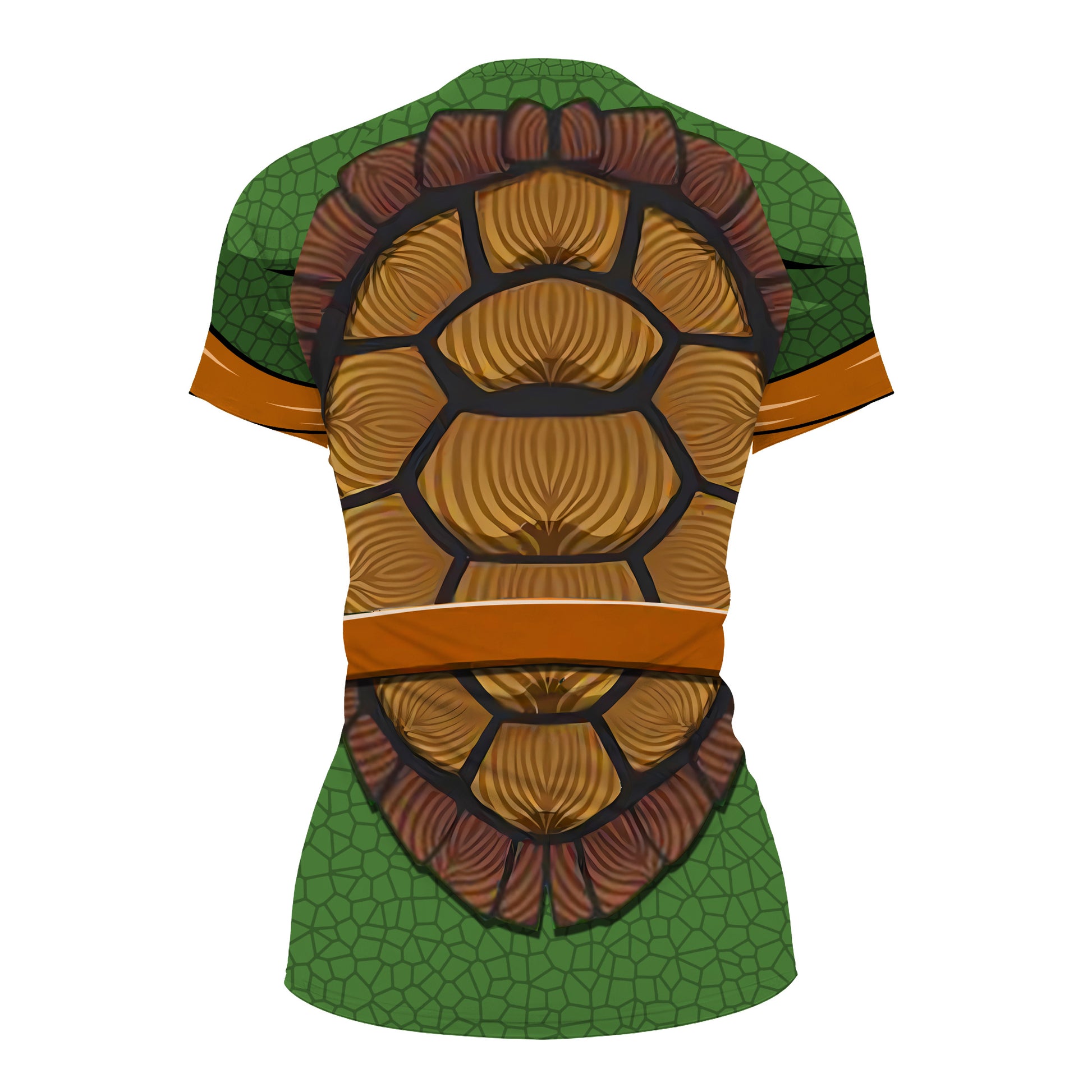 Ninja Turtle Mikey Cosplay Rash Guard