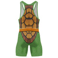 Ninja Turtle Mikey Cosplay Wrestling Singlet