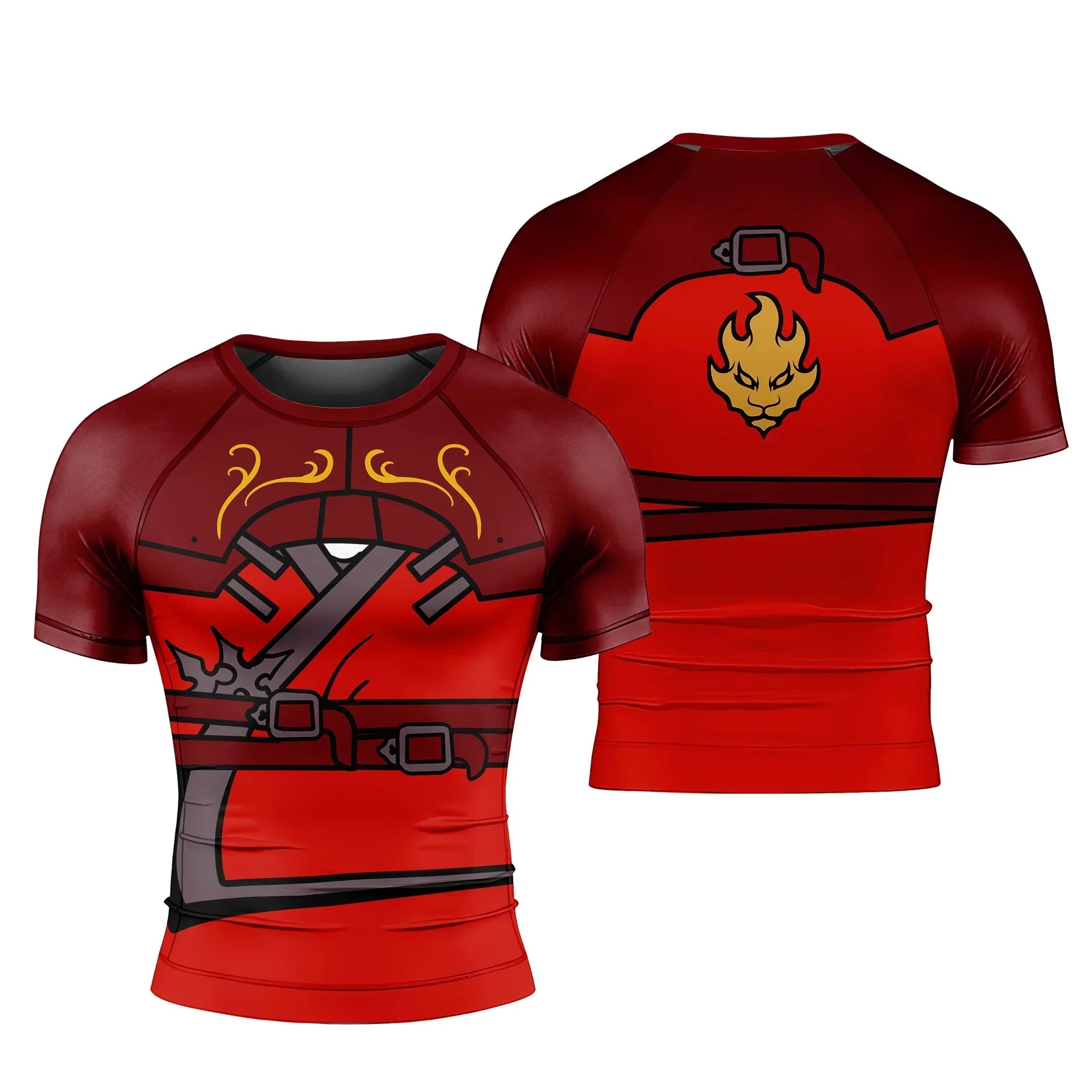 Ninjago Kai Fire Ninja Rash Guard | Martial Arts & Fitness Gear
