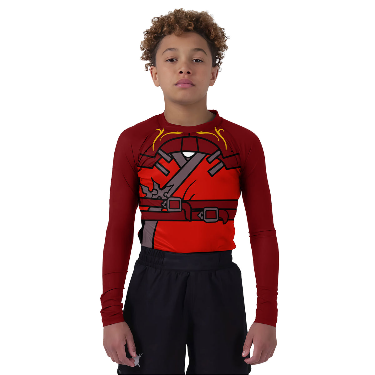 Ninjago Kai Fire Ninja Kids Rash Guard