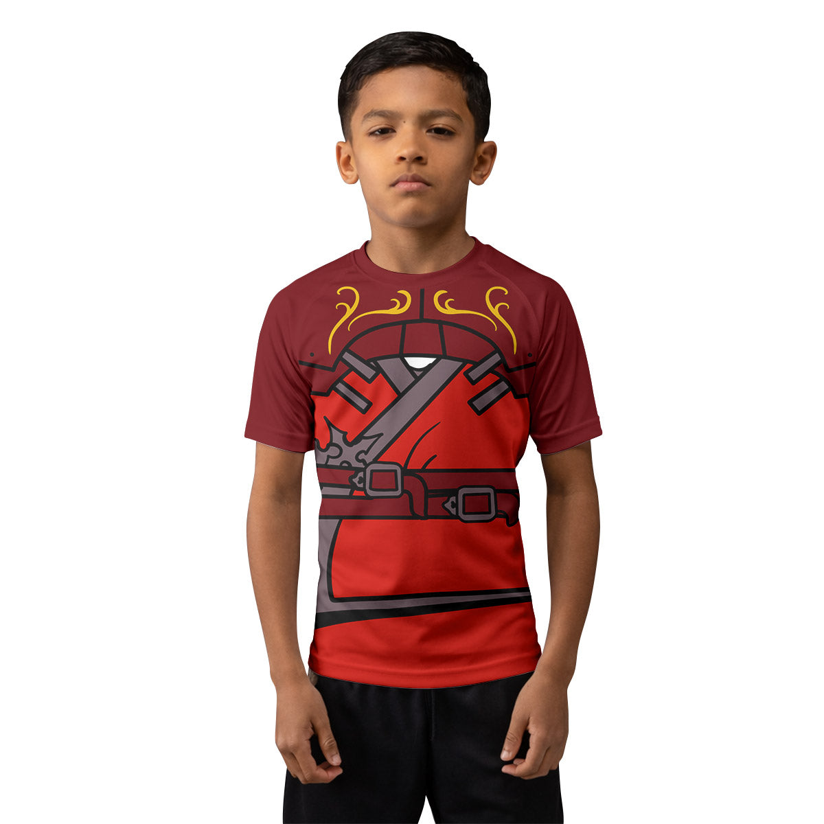 Ninjago Kai Fire Ninja Kids Rash Guard